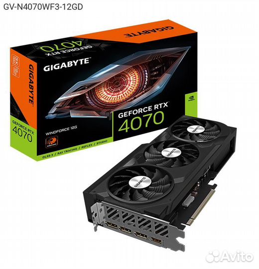 Видеокарта Gigabyte nVidia GeForce RTX 4070 WindFo