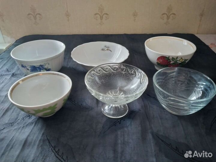 Фужеры, пиала, кружки, стаканы