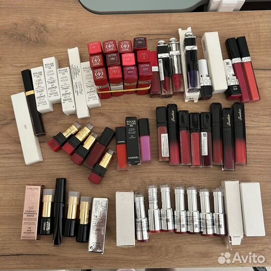 Помады Dior, Chanel, Guerlain, Givenchy 60 штук