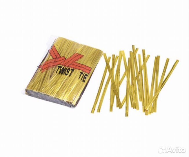 Зажим для пакетов (твист), лента для упаковки