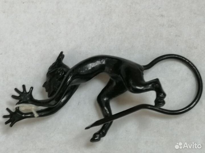Фигурка чёртик,статуэтка чёрт.Касли.игрушка