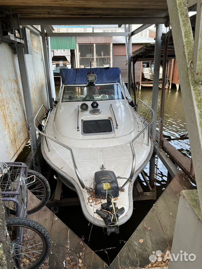 Катер и стояночное место поселке Новозавидовский