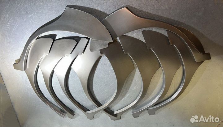 Chevrolet Niva пороги и арки Мокшан