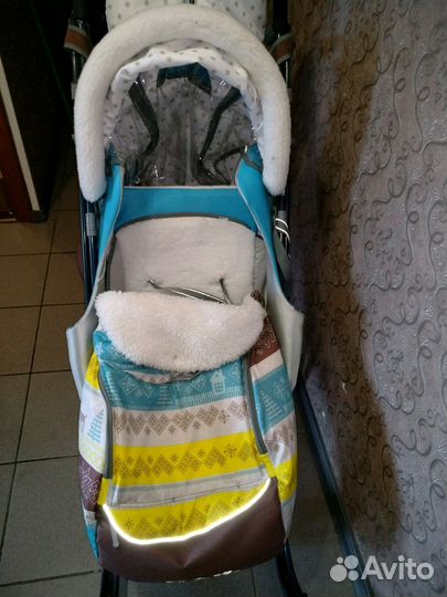 Санки-коляска Ника 7-3