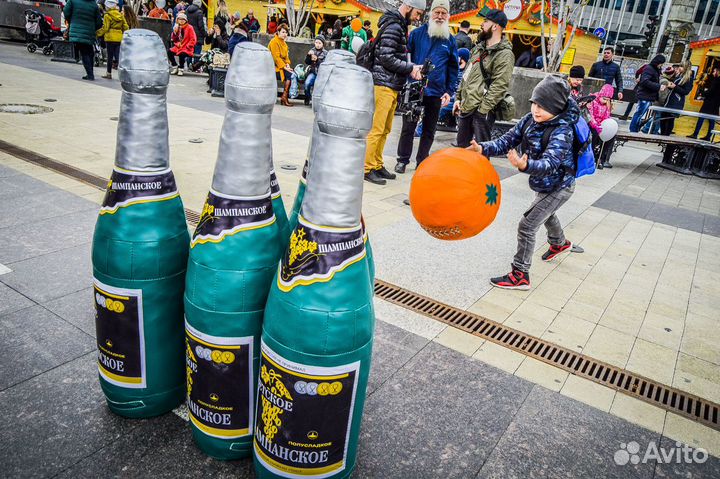 Уличные активности Качели-самовар