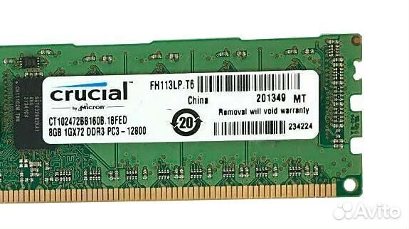 Оперативная память Crucial CT102472BB160B ddriii 8