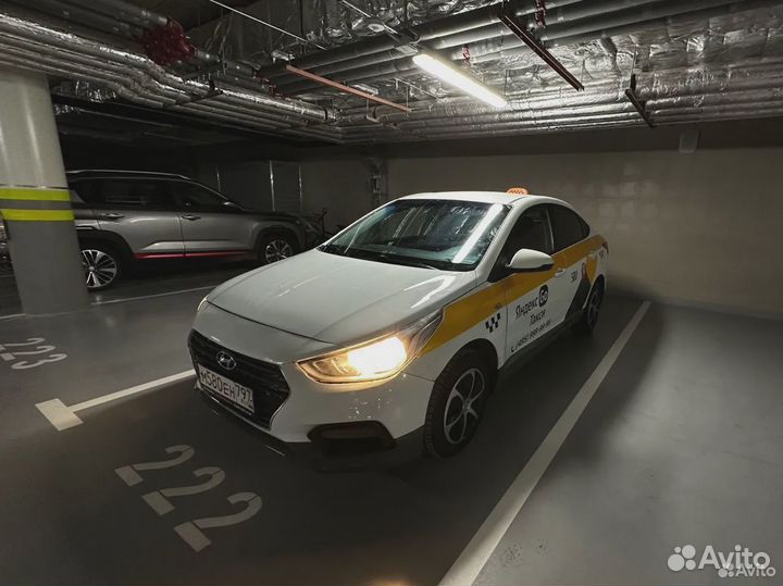 Аренда авто под такси Hyundai Solaris