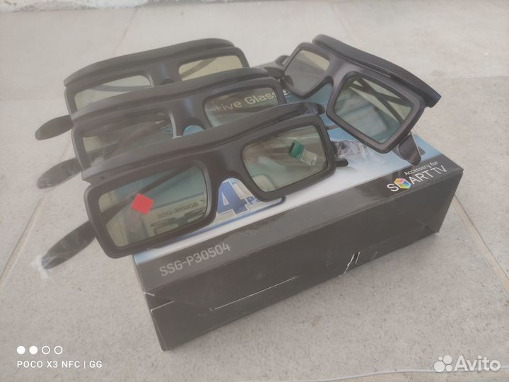 3d очки samsung 4 шт