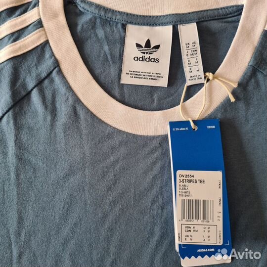 Футболка adidas Originals 3-Stripes Tee, оригинал