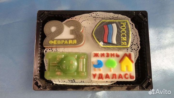 Мыло ручной работы 23 февраля