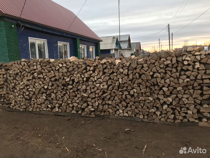 Дрова дуб береза, сухие