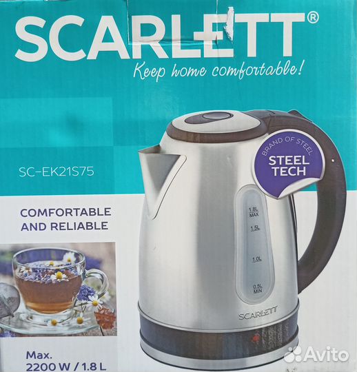 Чайник электрический Scarlett SC-EK21S75