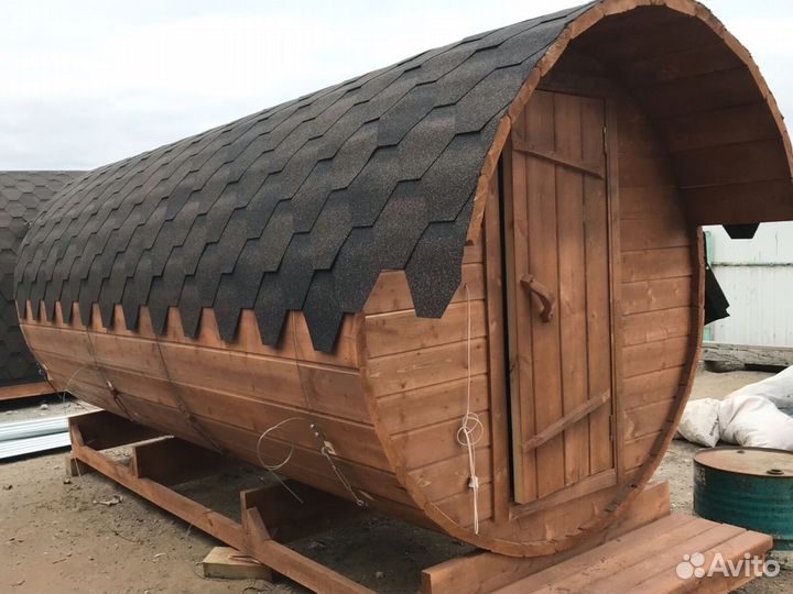 Баня бочка квадро с доставкой