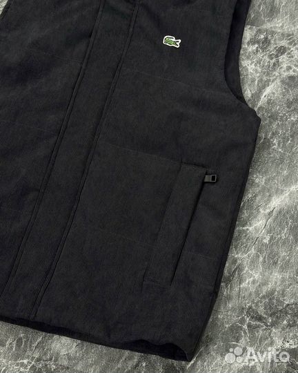 Жилетка мужская lacoste вельветовая