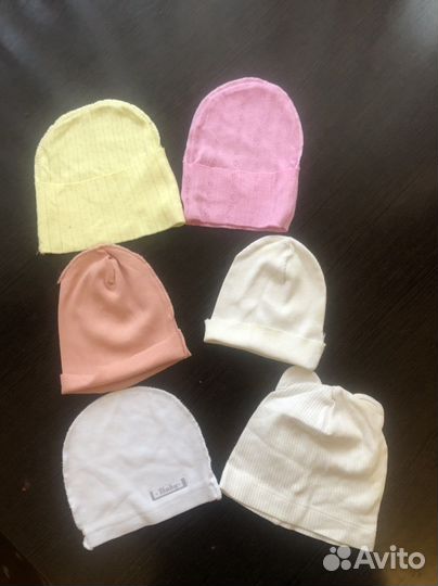Шапочки на новорождённого
