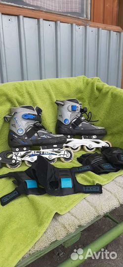 Детские ролики и защита 32 35