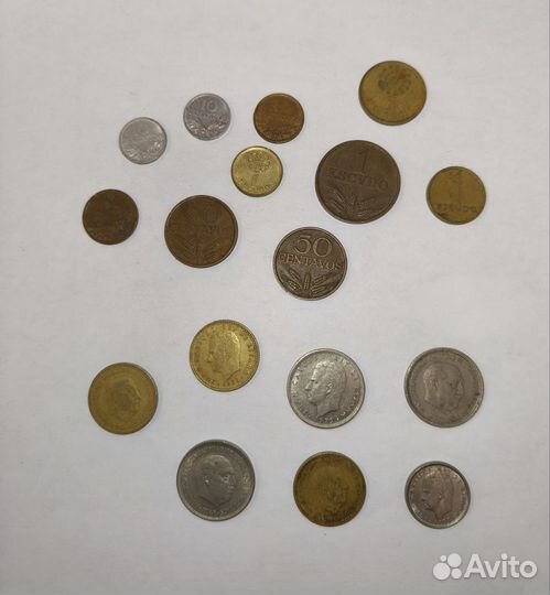 Монеты Испания / Португалия 1960 - 1980