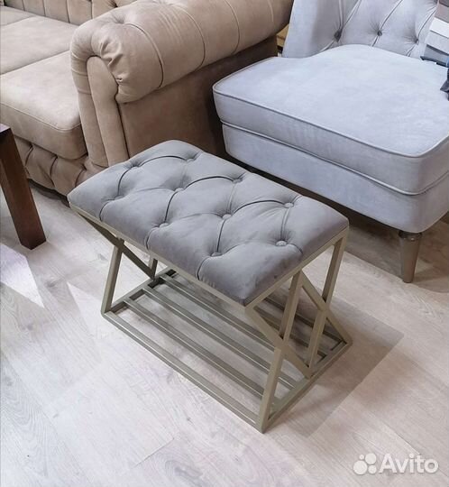 Банкетки обувницы лофт металлические