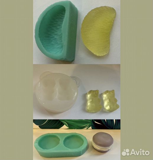 Силиконовые молды и пластиковые формы