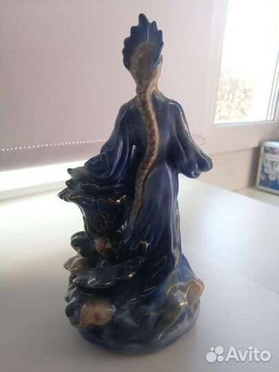 Статуэтка Каменный цветок Гжель