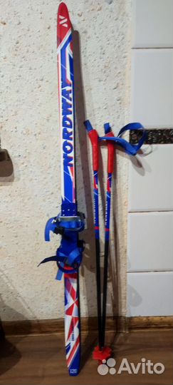 Лыжи беговые детские 120см Norway