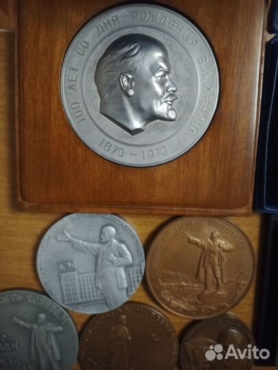 Настольные медали СССР 11 шт