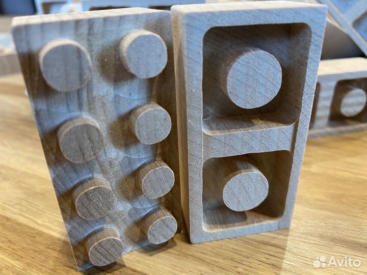 Lego конструктор натуральное дерево