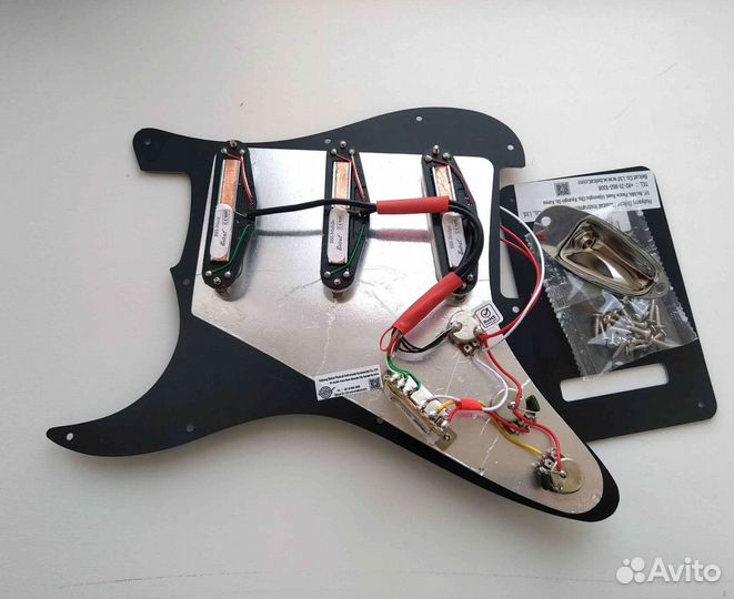 Пикгард Fender Stratocaster SSS Black