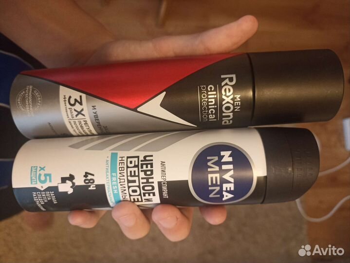 Дезодоранты Rexona и Nivea Men