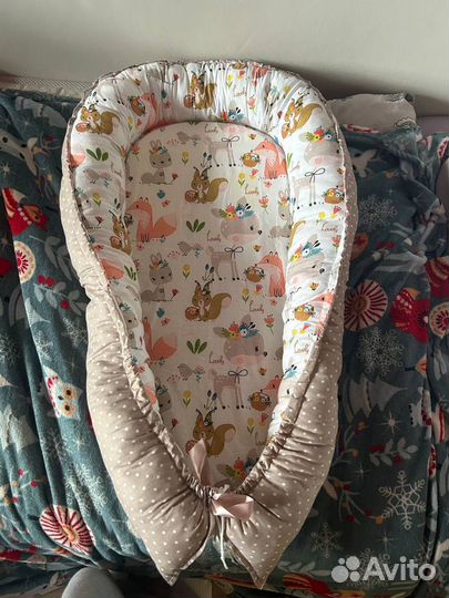 Кокон-гнездышко для новорожденных новый