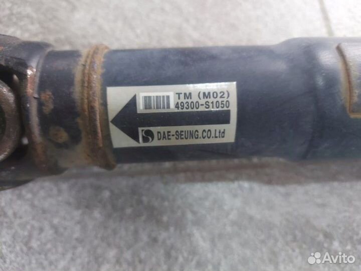 Карданный вал Hyundai Santa Fe TM G4KJ 2019