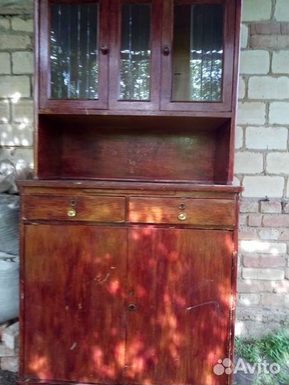 Зеркало старинное комод буфет