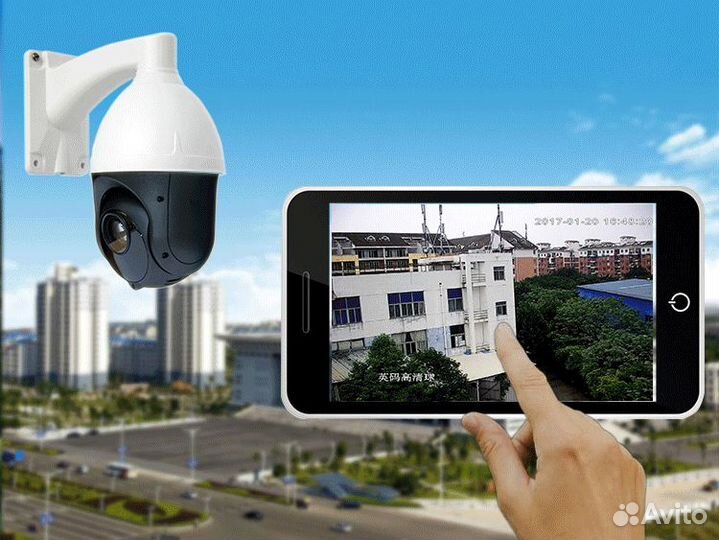 Камера видеонаблюдения Wi-Fi новая-1