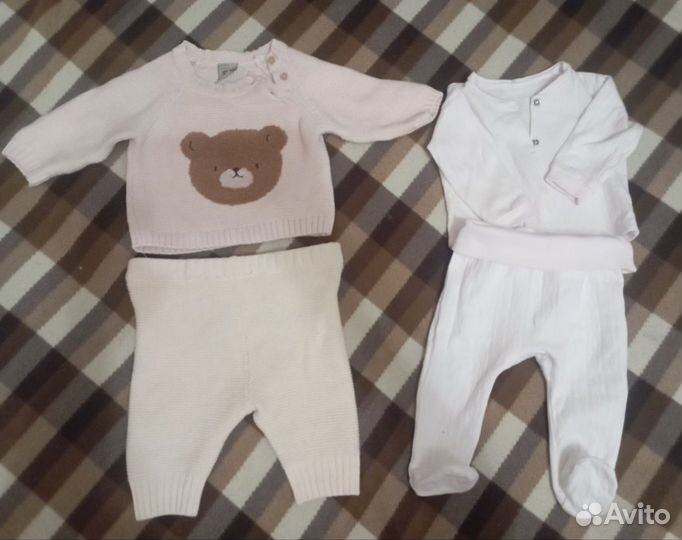 Детские вещи для девочки 0:4 месяца