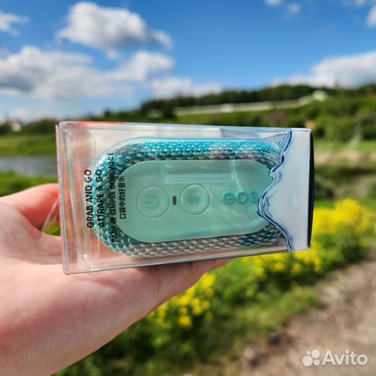 Колонка JBL Go 3, бирюзовая. Новая, оригинал