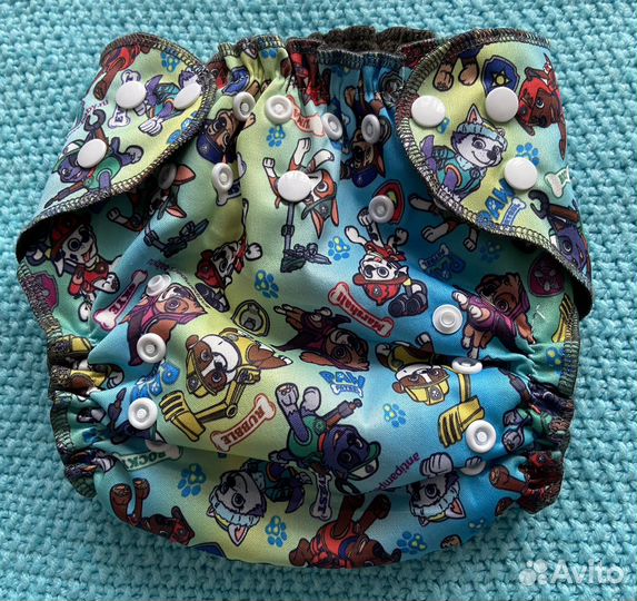 Многоразовые трусики подгузник lux с вкладышами