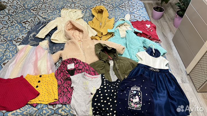 Детские вещи пакетом на девочку размер 92-98