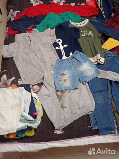Вещи и обувь пакетом на мальчика 98 104