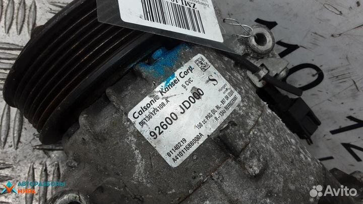 Компрессор кондиционера Nissan Qashqai+2 2008