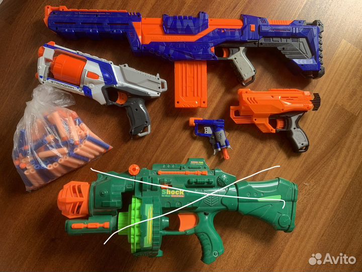 Nerf набор с пулями