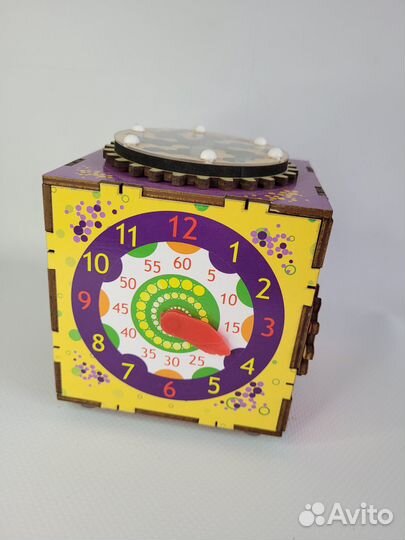 Бизикубик деревянный