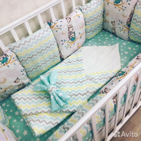 Бортики в детскую кроватку