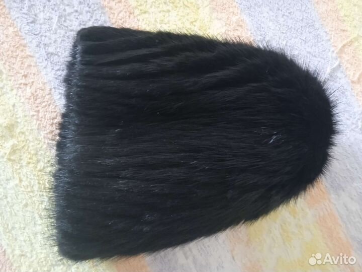 Шапка норковая женская