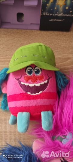 Мягкие игрушки Тролли пакетом