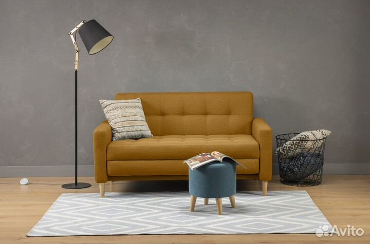 Диван Нумо Мини Textile Yellow