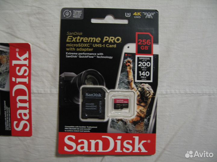 SanDisk Карта памяти Extreme PRO 256 гб (sdsqxcd-2