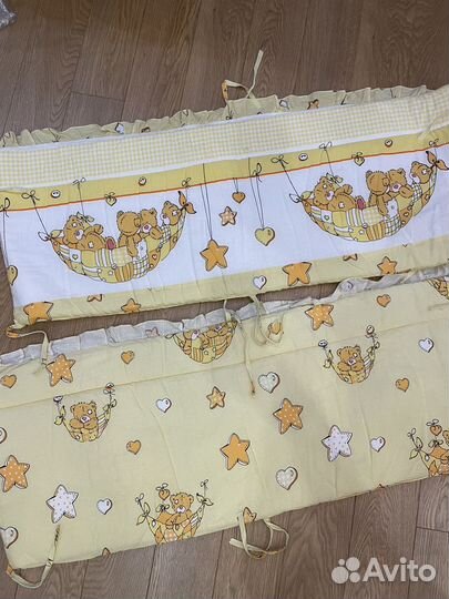 Бортики в детскую кроватку