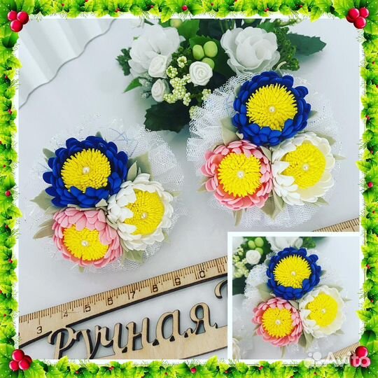 Бантики - канзаши (ручная работа)