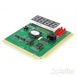 Post карта ST8672 с разъемами PCI, ISA новая