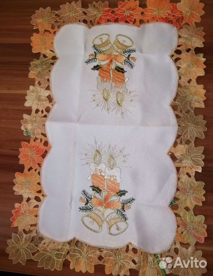 Салфетки с вышивкой